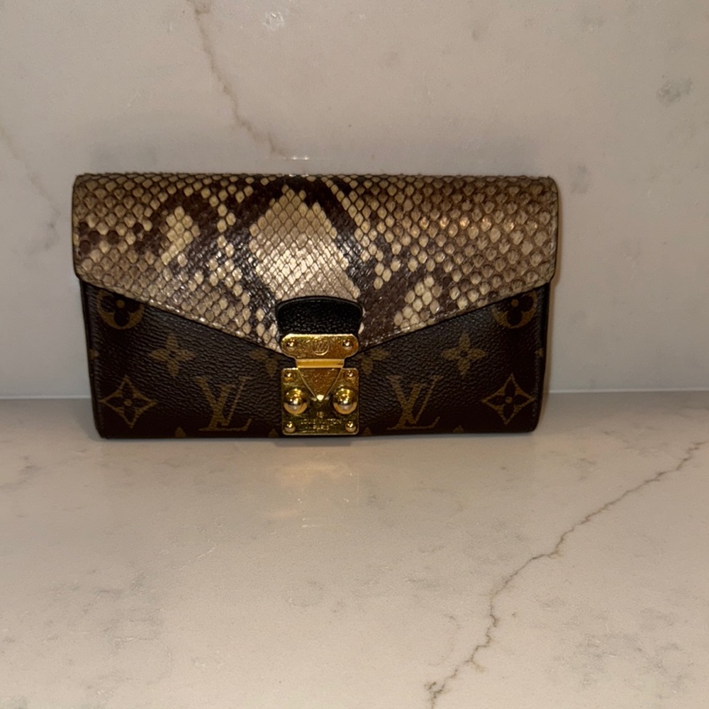 Louis Vuitton Python Pallas Exotic Wallet